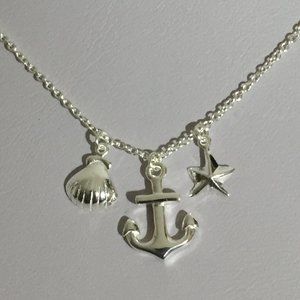 925 Sterling Silver Nautical Necklace